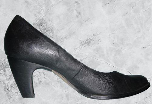 Escarpins cuir noir - , marina